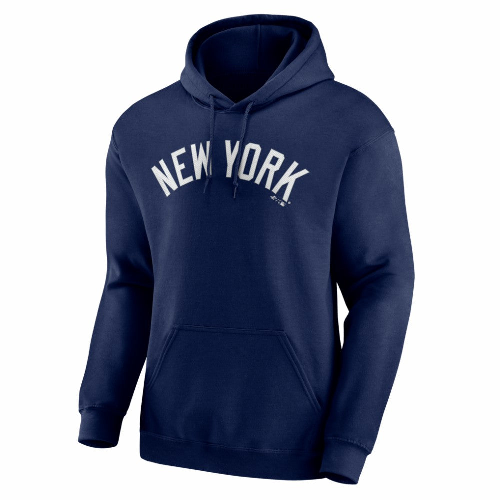 New York Yankees Logo Athletic Wordmark Hoodie - MLB