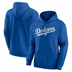 Los Angeles Dodgers Logo Athletic Wordmark Hoodie - MLB