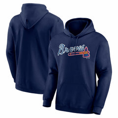Atlanta Braves Logo Athletic Wordmark Hoodie - MLB