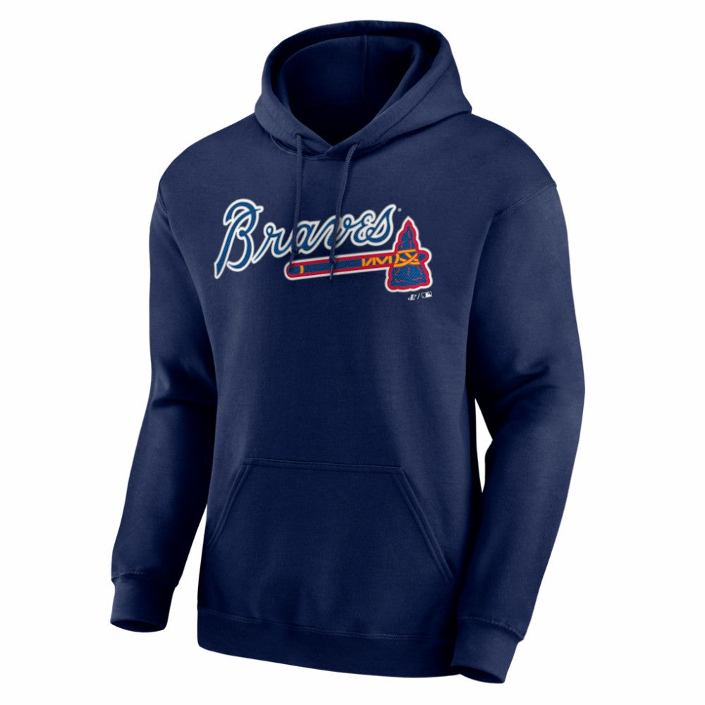 Atlanta Braves Logo Athletic Wordmark Hoodie - MLB