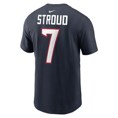 C.J. Stroud Houston Texans Player Name & Number T-Shirt Navy | Nike for Sale