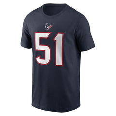 Will Anderson Jr. Houston Texans Player Name & Number T-Shirt Navy | Nike for Sale