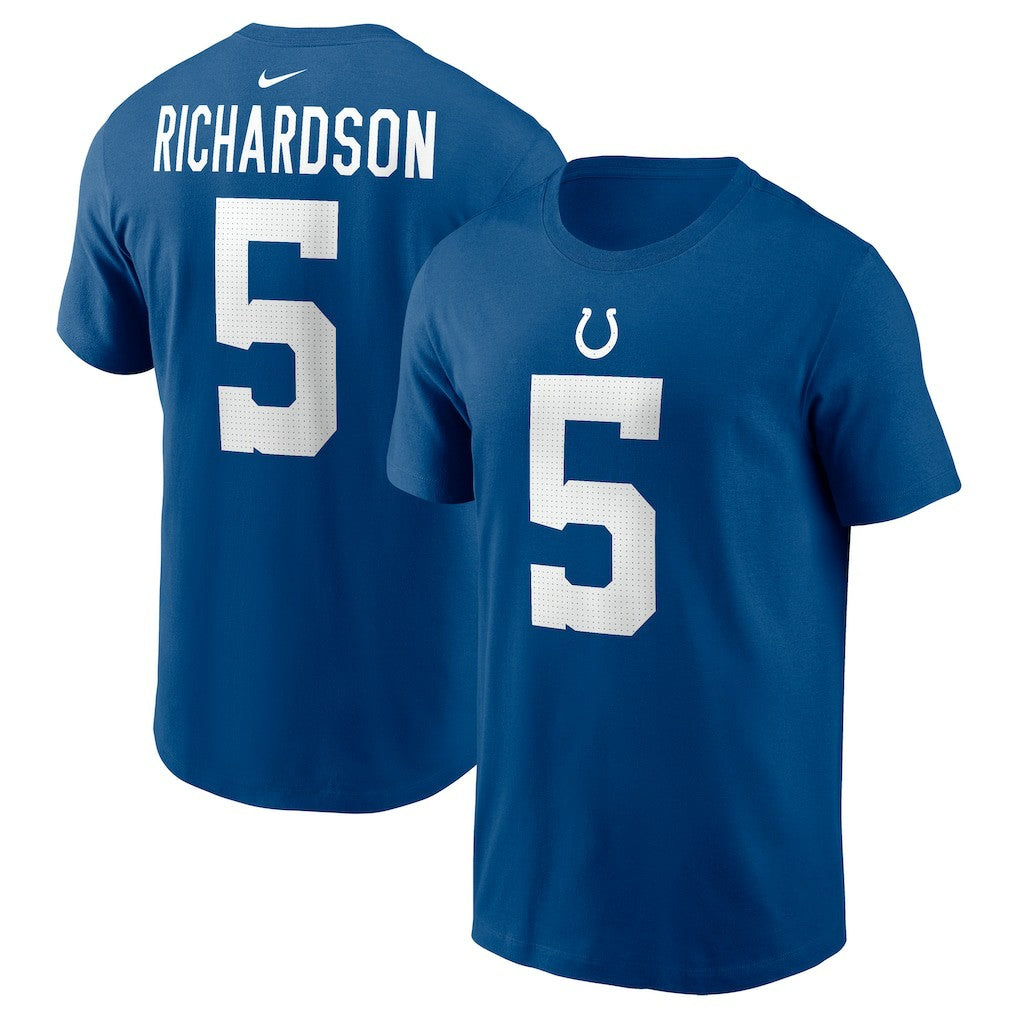 Anthony Richardson Indianapolis Colts Player Name & Number T-Shirt Royal | Nike for Sale