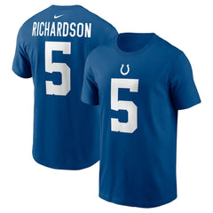 Anthony Richardson Indianapolis Colts Player Name & Number T-Shirt Royal | Nike for Sale