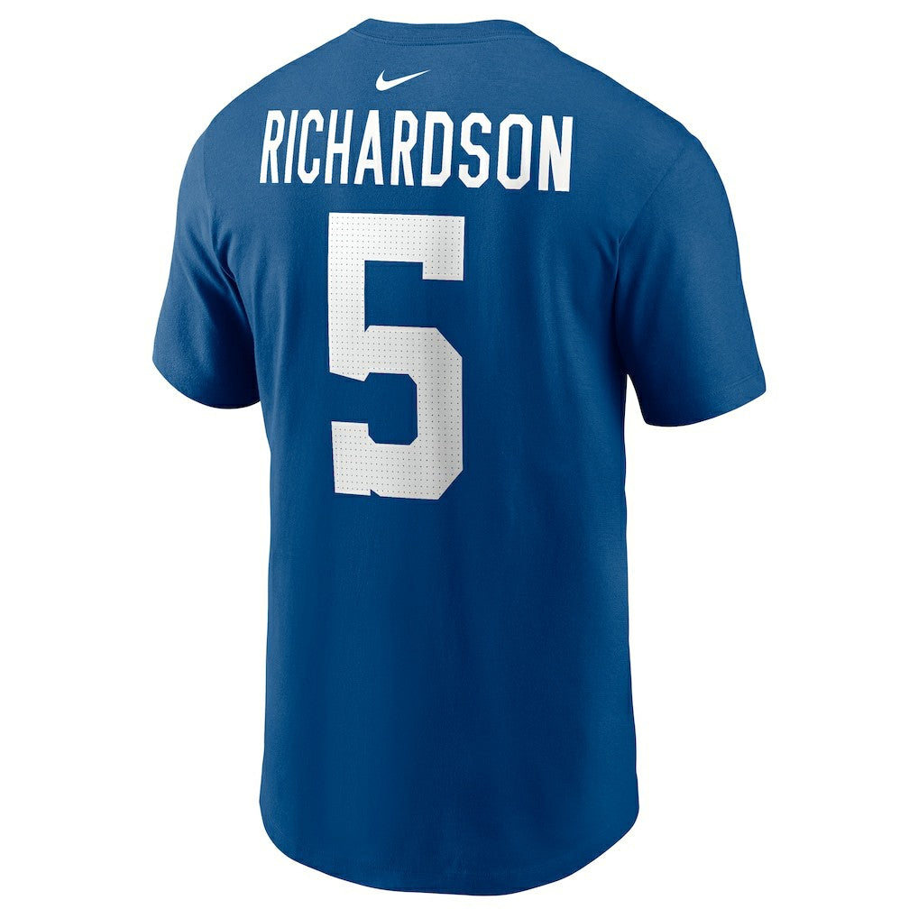 Anthony Richardson Indianapolis Colts Player Name & Number T-Shirt Royal | Nike for Sale