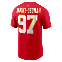 Felix Anudike-Uzomah Kansas City Chiefs Player Name & Number T-Shirt Red | Nike for Sale