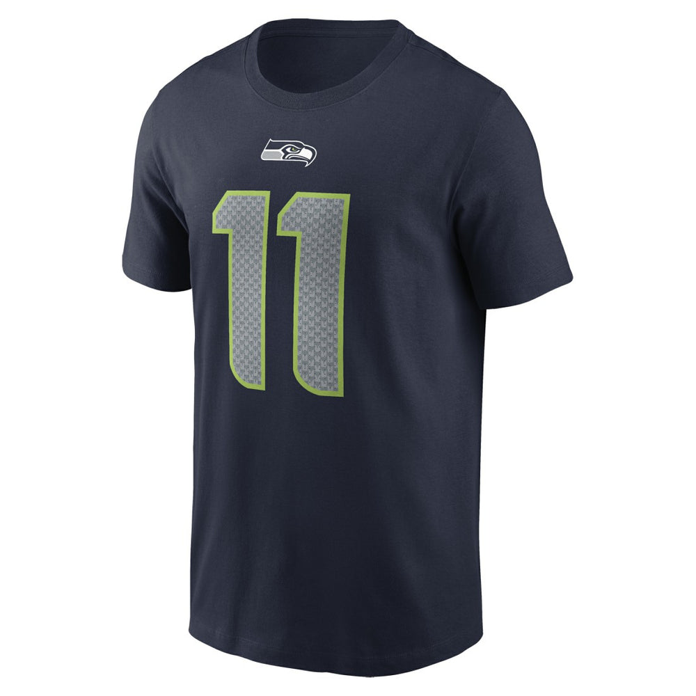 Jaxon Smith-Njigba Seattle Seahawks Player Name & Number T-Shirt Navy | Nike for Sale