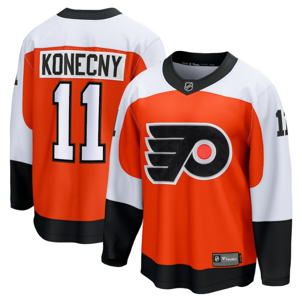 Travis Konecny Philadelphia Flyers Fanatics Home Breakaway Jersey - Orange - NHL