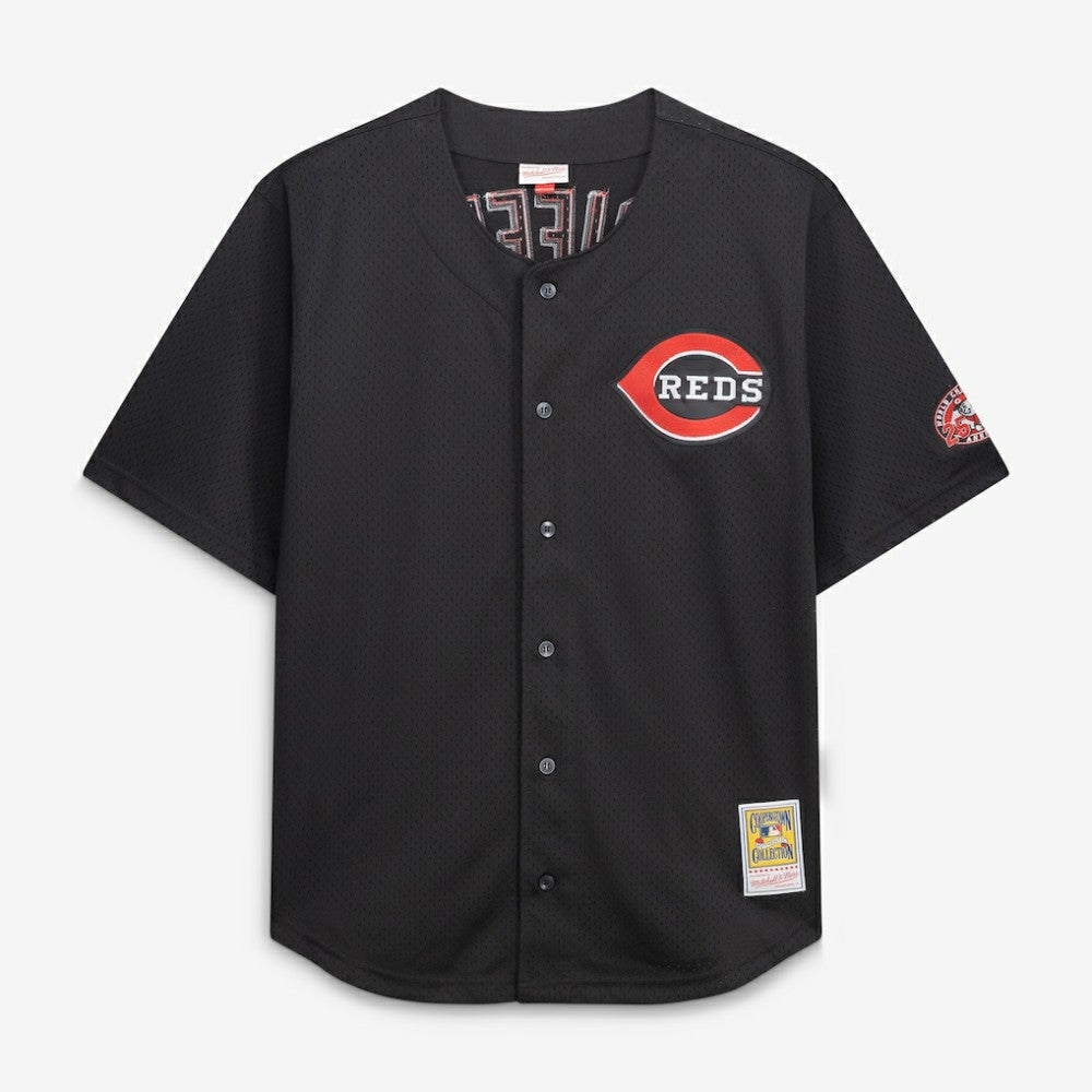 Ken Griffey Jr. Cincinnati Reds Mitchell & Ness Big & Tall Cooperstown Mesh Batting Practice Jersey - MLB