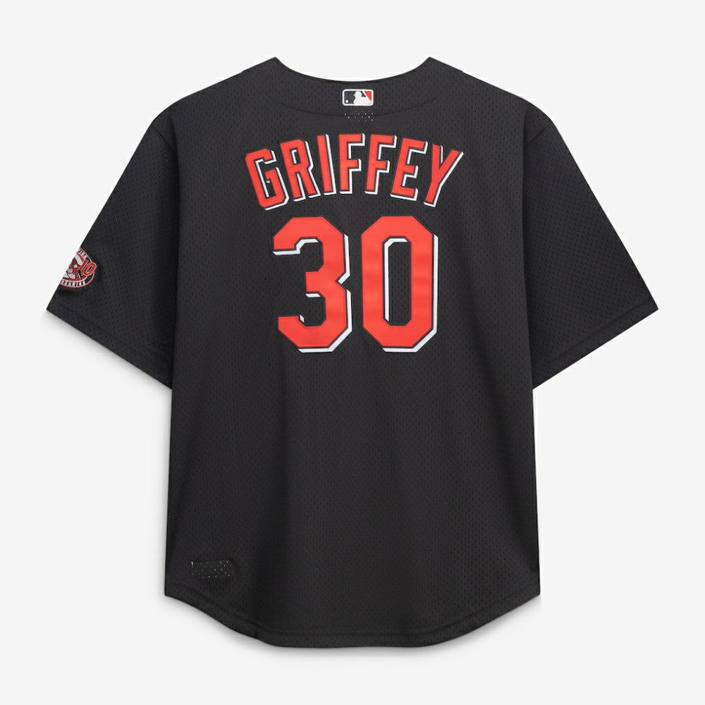 Ken Griffey Jr. Cincinnati Reds Mitchell & Ness Big & Tall Cooperstown Mesh Batting Practice Jersey - MLB