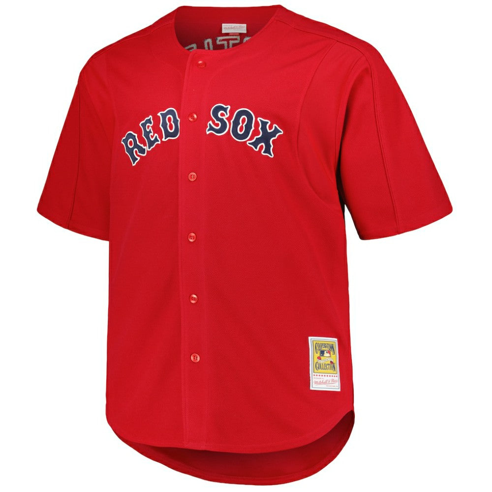 David Ortiz Boston Red Sox Mitchell & Ness Big & Tall Cooperstown Mesh Batting Practice Jersey - MLB
