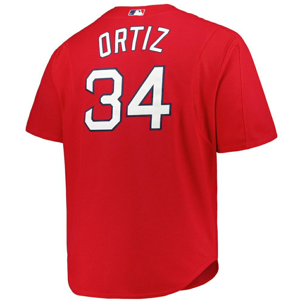 David Ortiz Boston Red Sox Mitchell & Ness Big & Tall Cooperstown Mesh Batting Practice Jersey - MLB