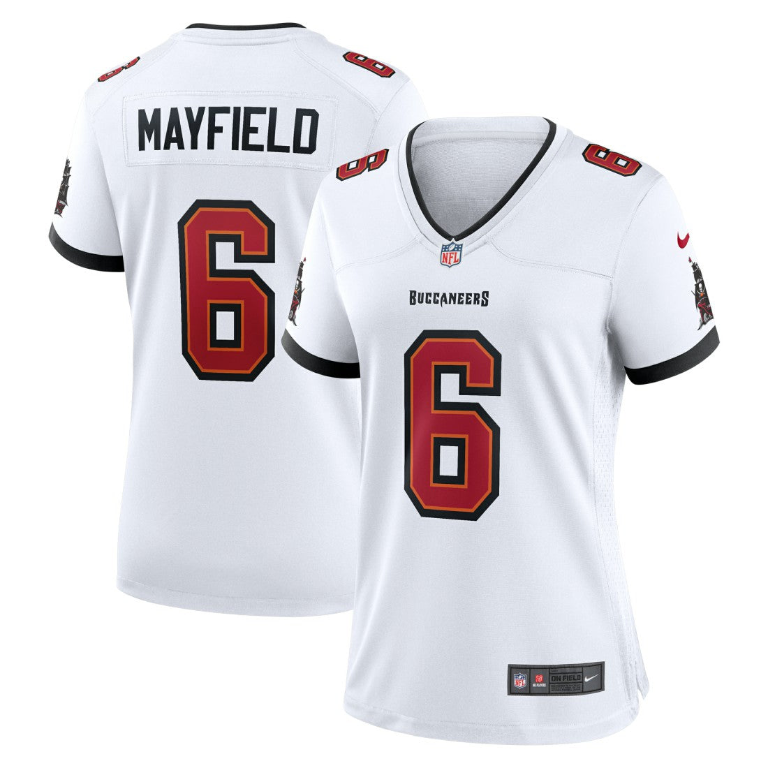 Baker Mayfield Tampa Bay Buccaneers Women's Away Game Jersey White | Nike for Sale