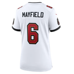 Baker Mayfield Tampa Bay Buccaneers Women's Away Game Jersey White | Nike for Sale