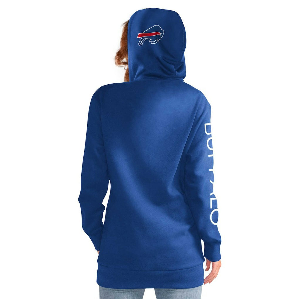 Buffalo Bills G-III 4Her by Carl Banks Women's Extra Inning Pullover Hoodie Royal | NFL