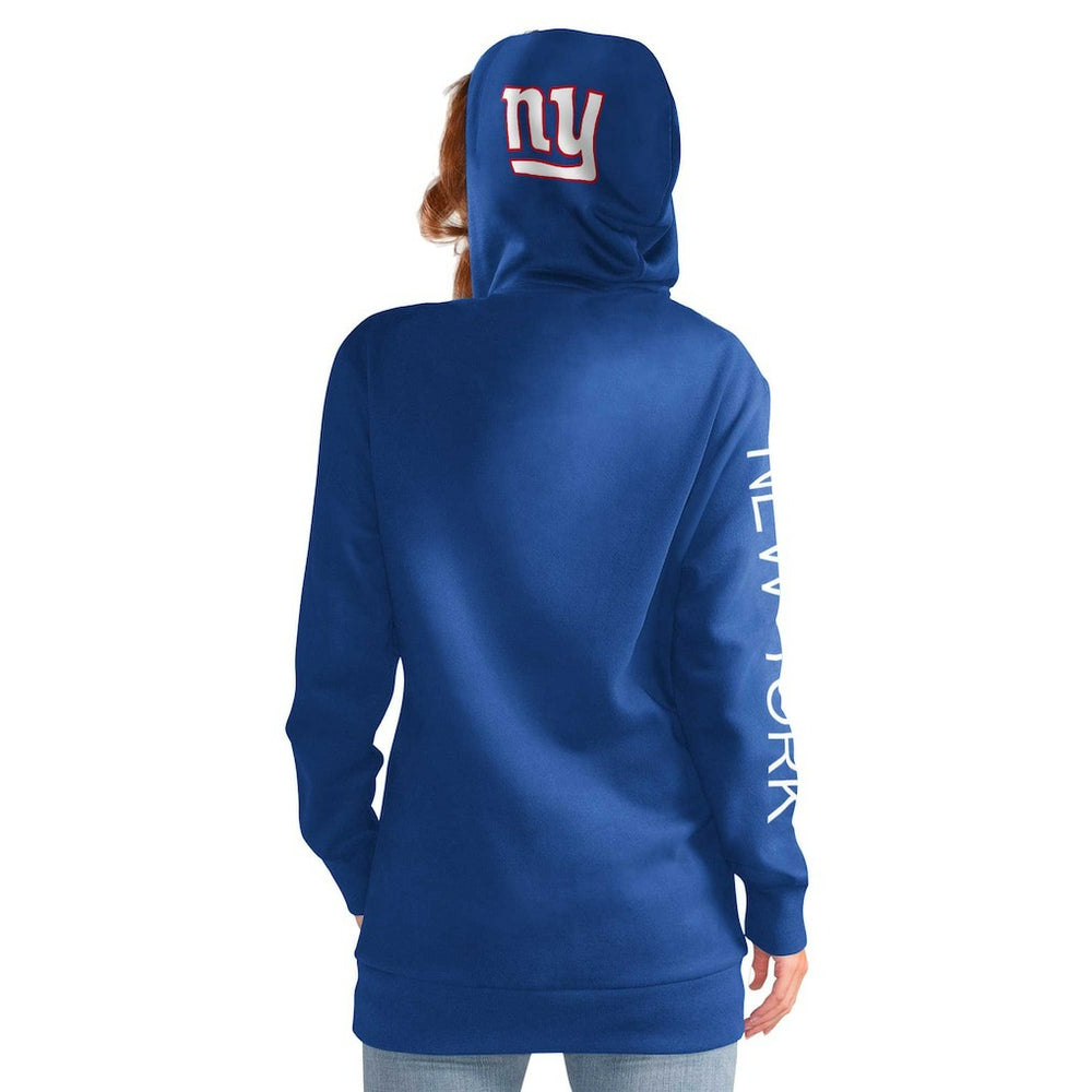 New York Giants G-III 4Her by Carl Banks Women's Extra Inning Pullover Hoodie Royal | NFL