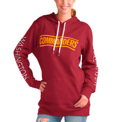 Washington Commanders G-III 4Her by Carl Banks Women's Extra Inning Pullover Hoodie Burgundy | NFL