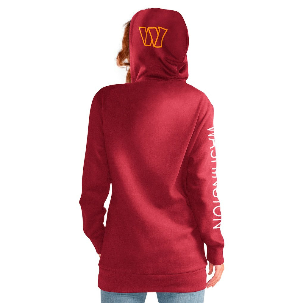 Washington Commanders G-III 4Her by Carl Banks Women's Extra Inning Pullover Hoodie Burgundy | NFL