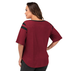 Arizona Cardinals G-III 4Her by Carl Banks Women's Plus Size Linebacker T-Shirt Cardinal | NFL