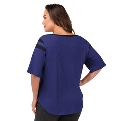 Baltimore Ravens G-III 4Her by Carl Banks Women's Plus Size Linebacker T-Shirt Purple | NFL