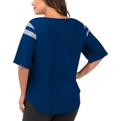 Indianapolis Colts G-III 4Her by Carl Banks Women's Plus Size Linebacker T-Shirt Royal | NFL