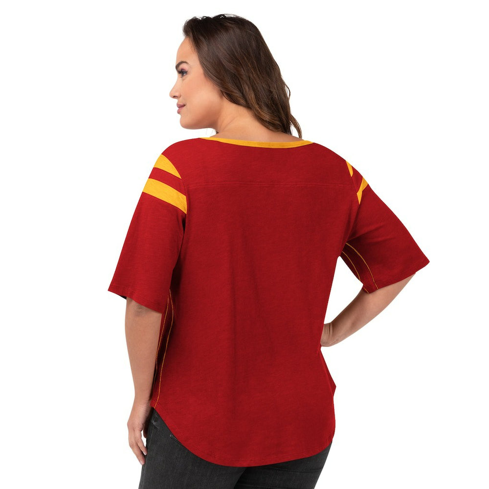 Kansas City Chiefs G-III 4Her by Carl Banks Women's Plus Size Linebacker T-Shirt Red | NFL