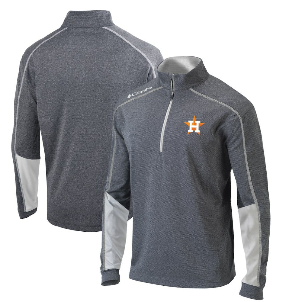 Houston Astros Columbia Omni-Wick Shotgun 2.0 Quarter-Zip Pullover Top - MLB