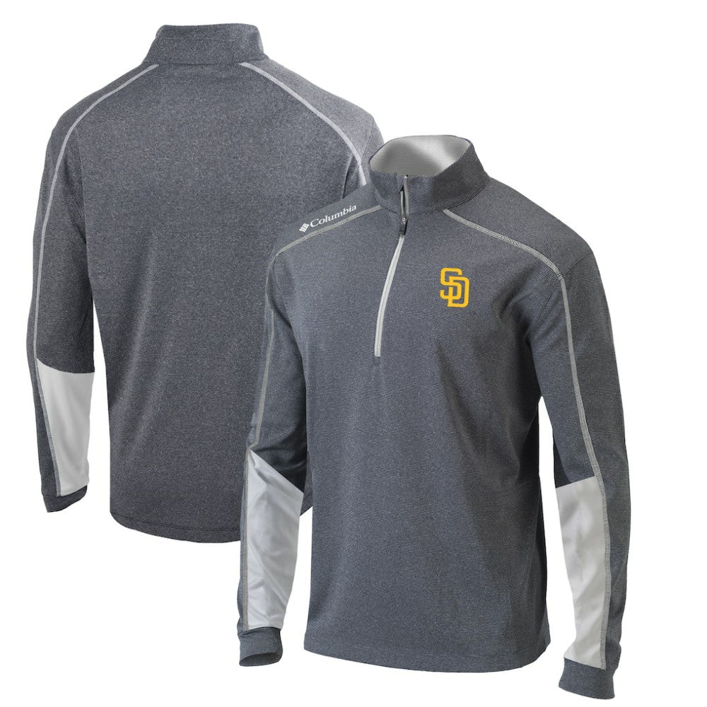 San Diego Padres Columbia Omni-Wick Shotgun 2.0 Quarter-Zip Pullover Top - MLB