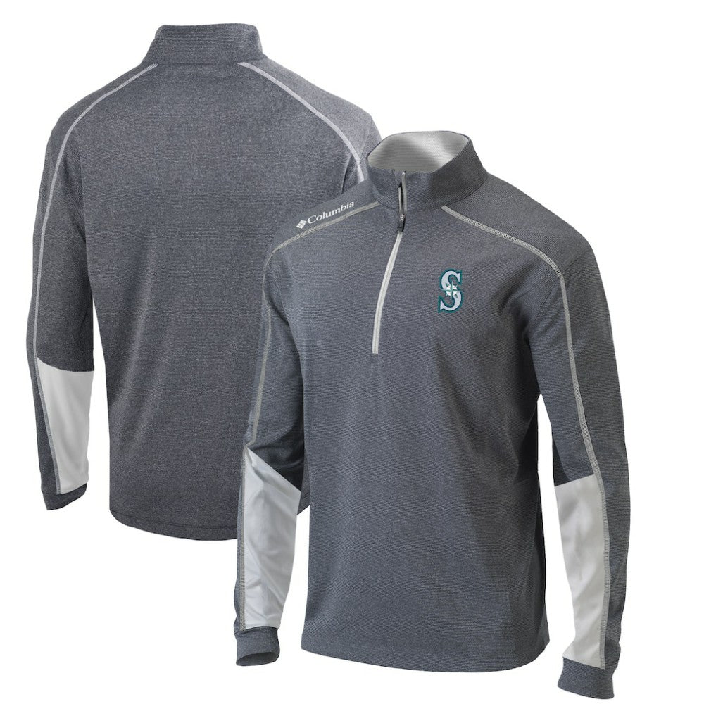 Seattle Mariners Columbia Omni-Wick Shotgun 2.0 Quarter-Zip Pullover Top - MLB