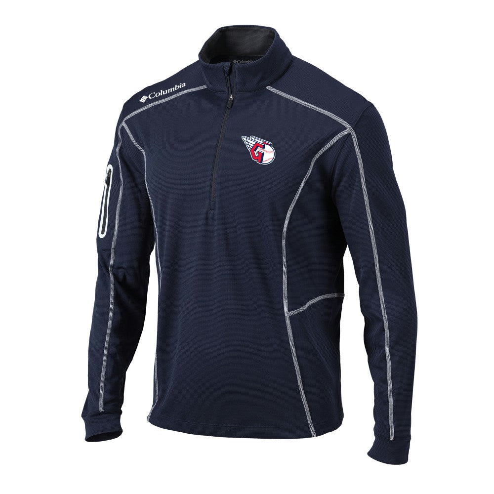 Cleveland Guardians Columbia Omni-Wick Shotgun Quarter-Zip Pullover Top - MLB