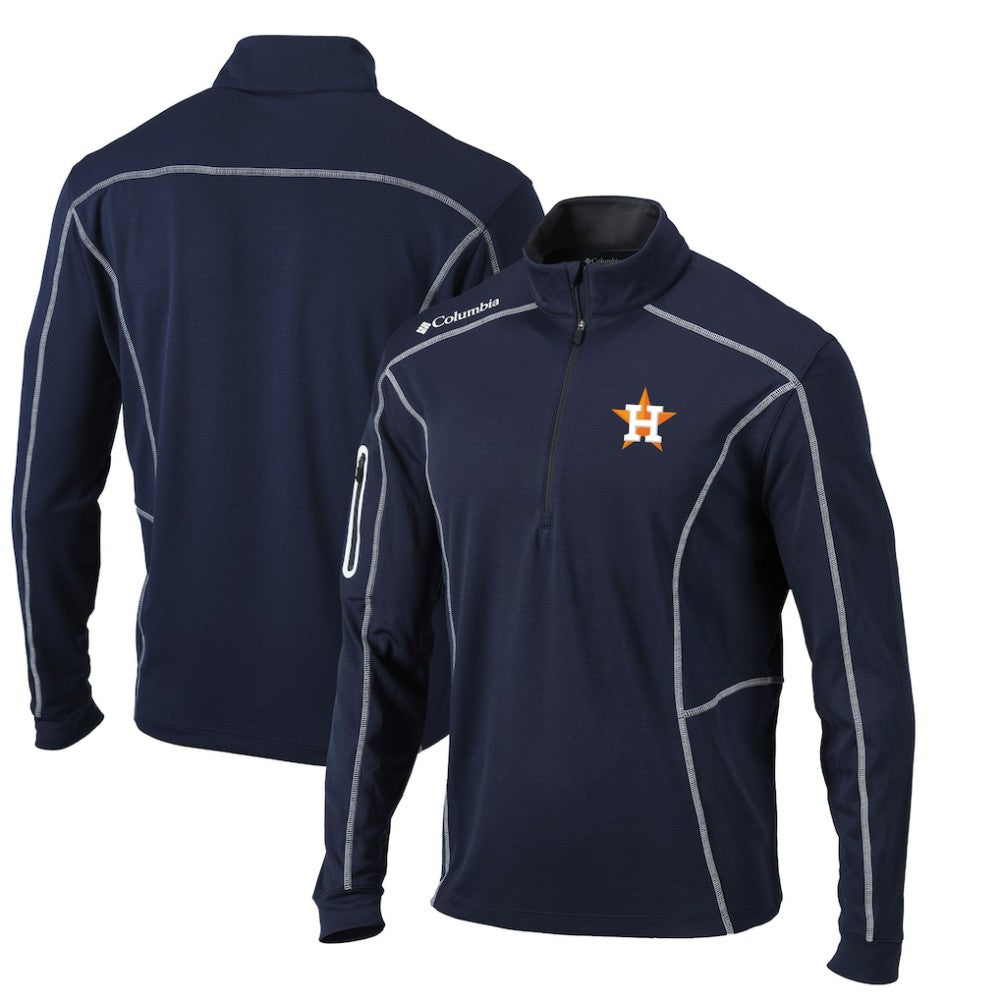 Houston Astros Columbia Omni-Wick Shotgun Quarter-Zip Pullover Top - MLB