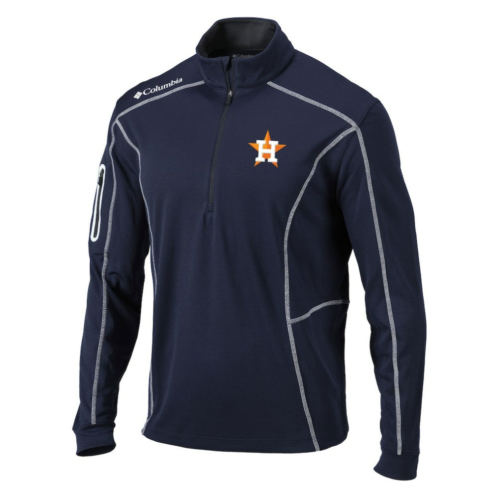 Houston Astros Columbia Omni-Wick Shotgun Quarter-Zip Pullover Top - MLB