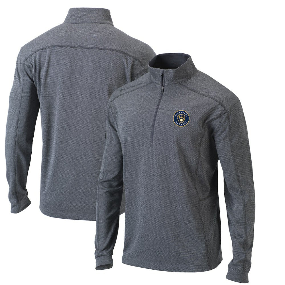 Milwaukee Brewers Columbia Omni-Wick Shotgun Quarter-Zip Pullover Top - MLB