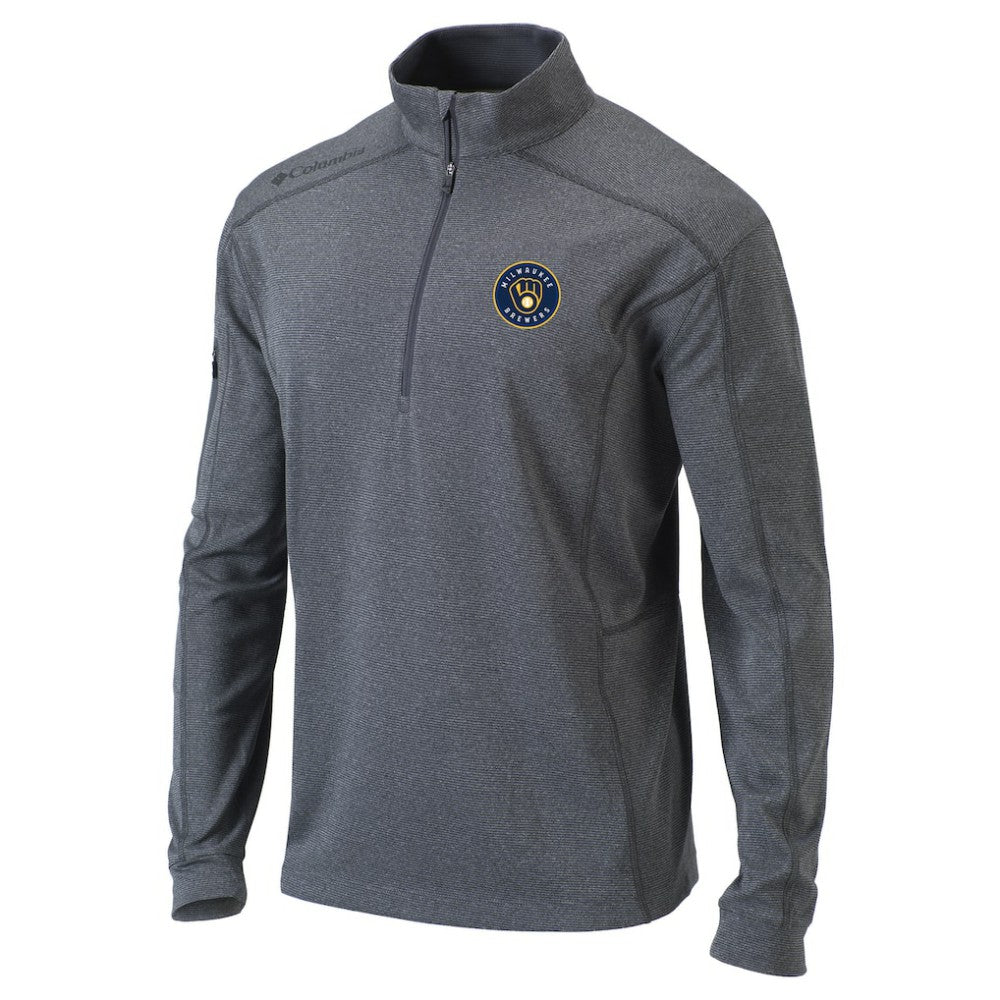 Milwaukee Brewers Columbia Omni-Wick Shotgun Quarter-Zip Pullover Top - MLB