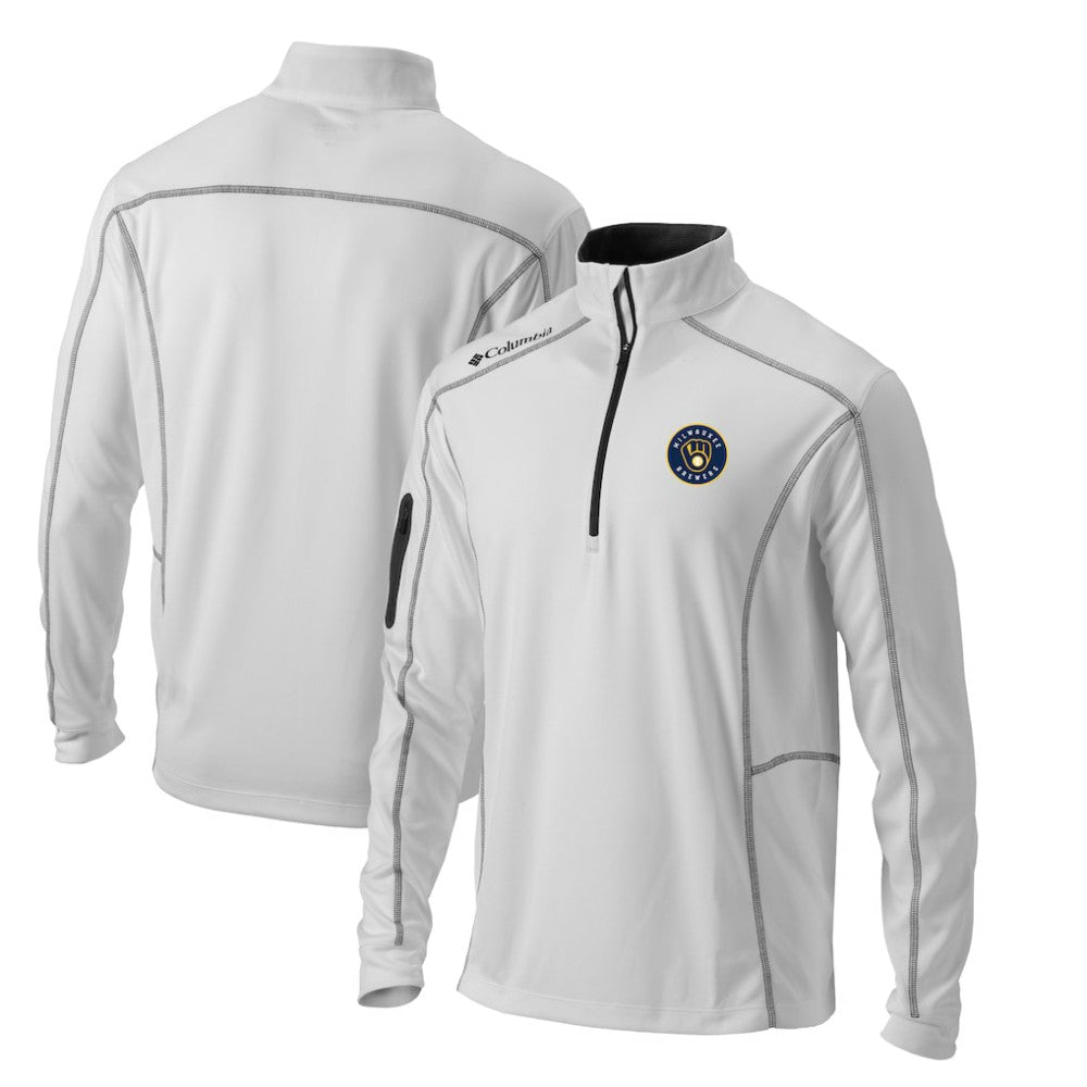 Milwaukee Brewers Columbia Omni-Wick Shotgun Quarter-Zip Pullover Top - MLB