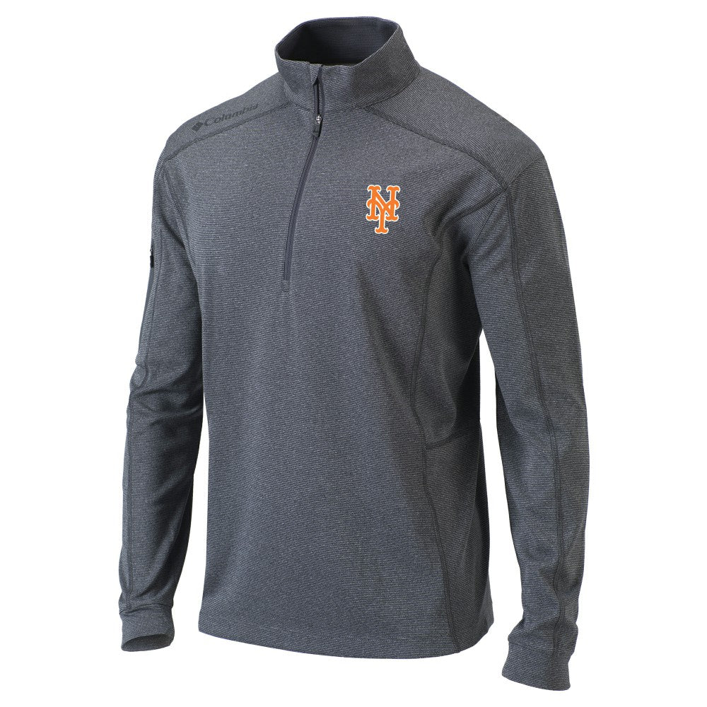 New York Mets Columbia Omni-Wick Shotgun Quarter-Zip Pullover Top - MLB
