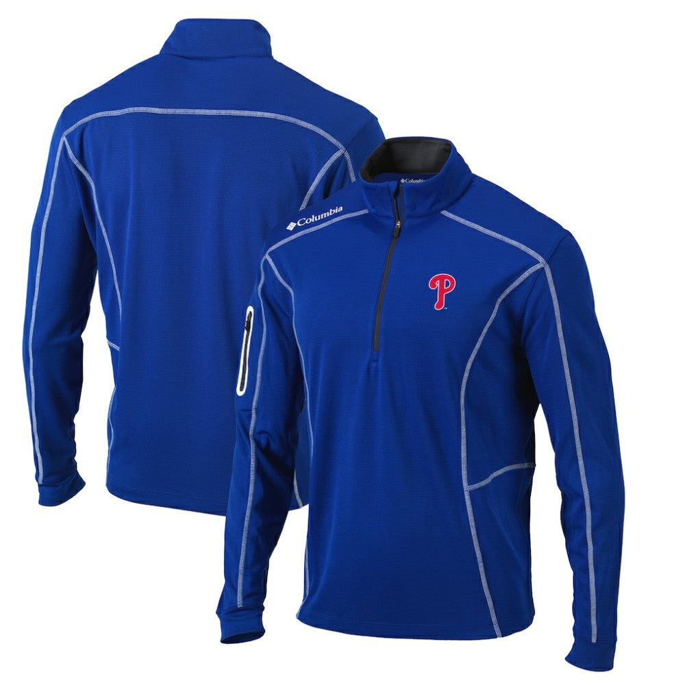 Philadelphia Phillies Columbia Omni-Wick Shotgun Quarter-Zip Pullover Top - MLB