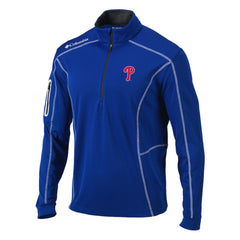 Philadelphia Phillies Columbia Omni-Wick Shotgun Quarter-Zip Pullover Top - MLB