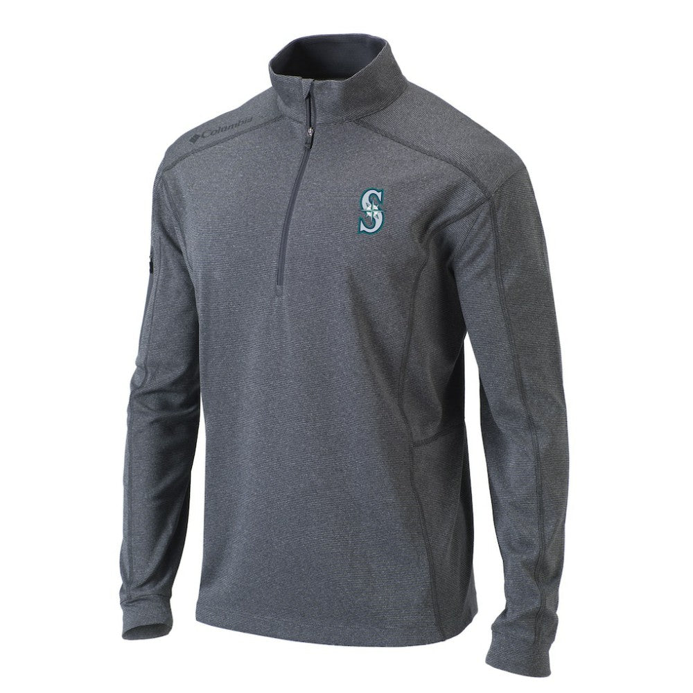 Seattle Mariners Columbia Omni-Wick Shotgun Quarter-Zip Pullover Top - MLB