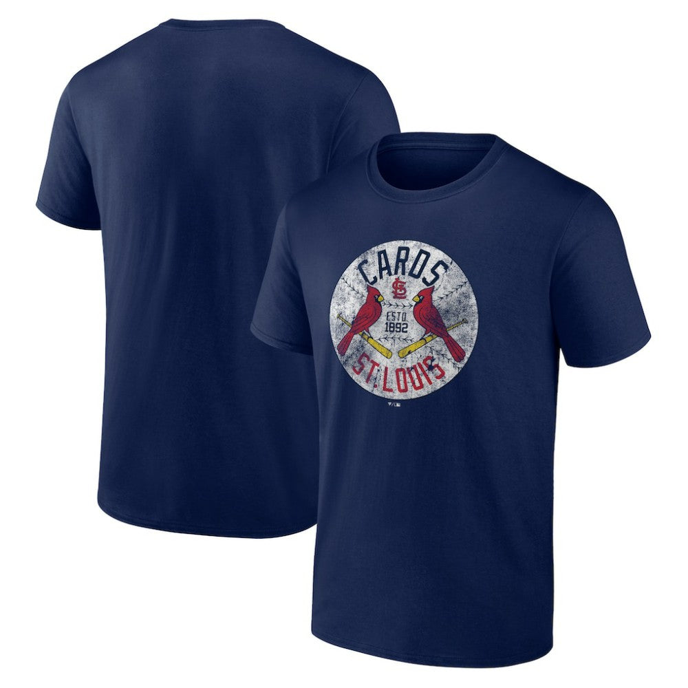 St. Louis Cardinals Hometown Collection Vintage Cards T-Shirt - MLB