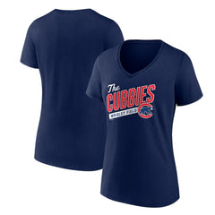 Chicago Cubs Women's Hometown Collection Those Cubbies V-Neck T-Shirt - MLB
