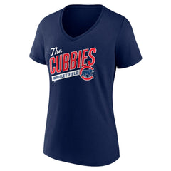 Chicago Cubs Women's Hometown Collection Those Cubbies V-Neck T-Shirt - MLB