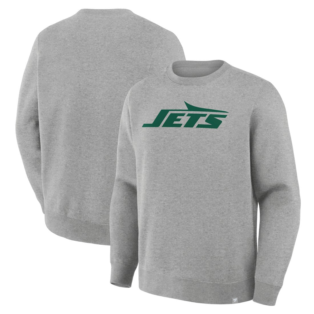 New York Jets Primary Logo Legacy Sweatshirt Heather Gray | Fanatics