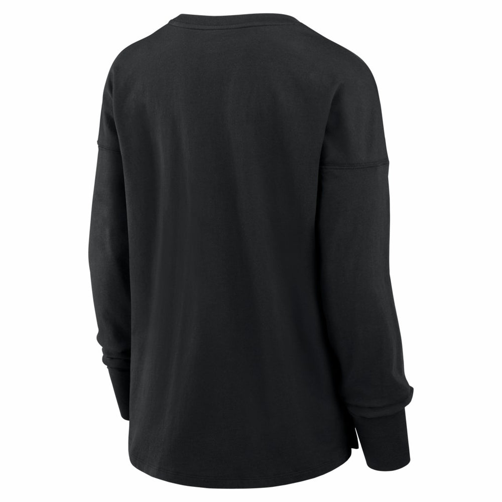 Pittsburgh Steelers Women's Essential Long Sleeve T-Shirt Black | Fanatics
