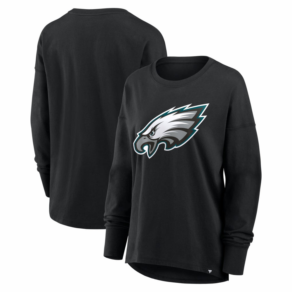 Philadelphia Eagles Women's Essential Long Sleeve T-Shirt Black | Fanatics