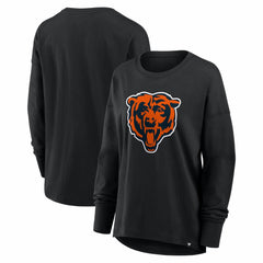 Chicago Bears Women's Essential Long Sleeve T-Shirt Black | Fanatics