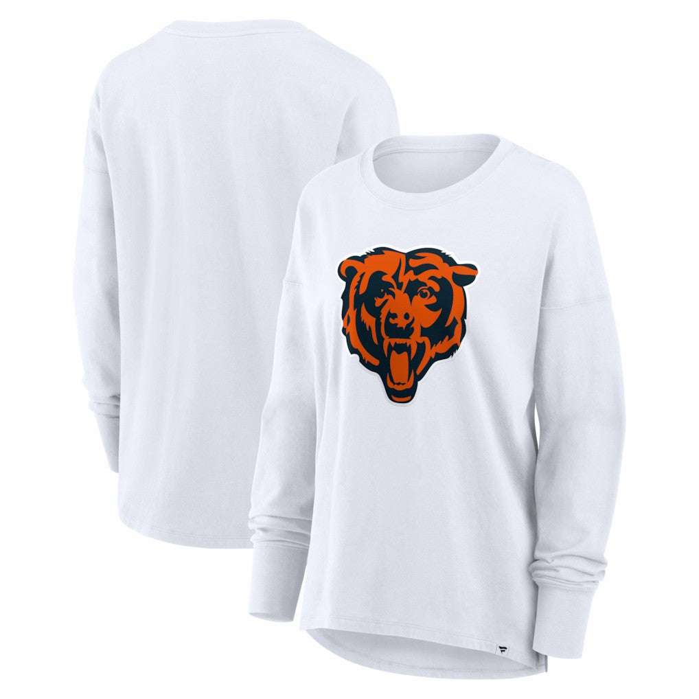 Chicago Bears Women's Essential Long Sleeve T-Shirt White | Fanatics