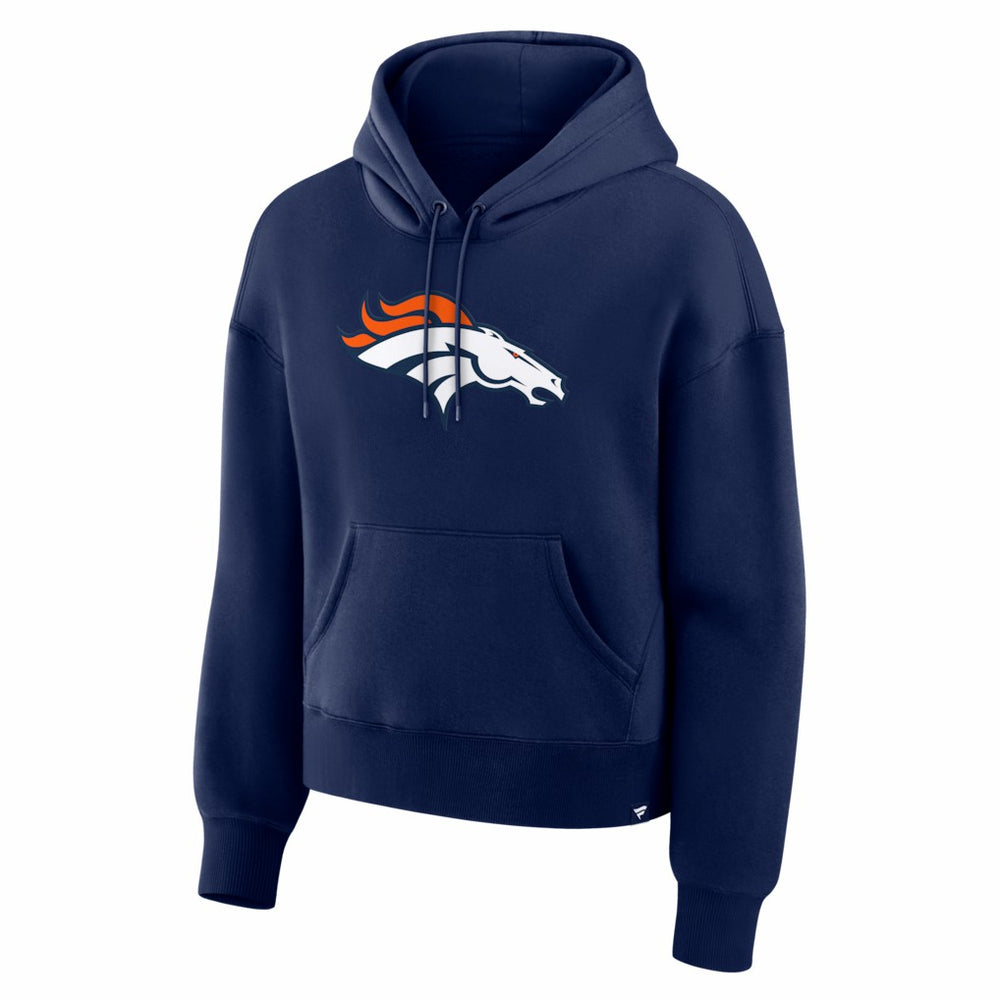 Denver Broncos Women's Essential Legacy Hoodie Navy | Fanatics