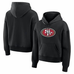 San Francisco 49ers Women's Essential Legacy Hoodie Black | Fanatics