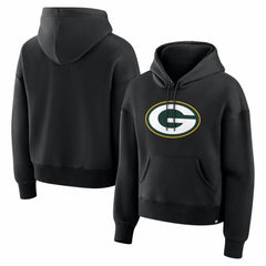 Green Bay Packers Women's Essential Legacy Hoodie Black | Fanatics